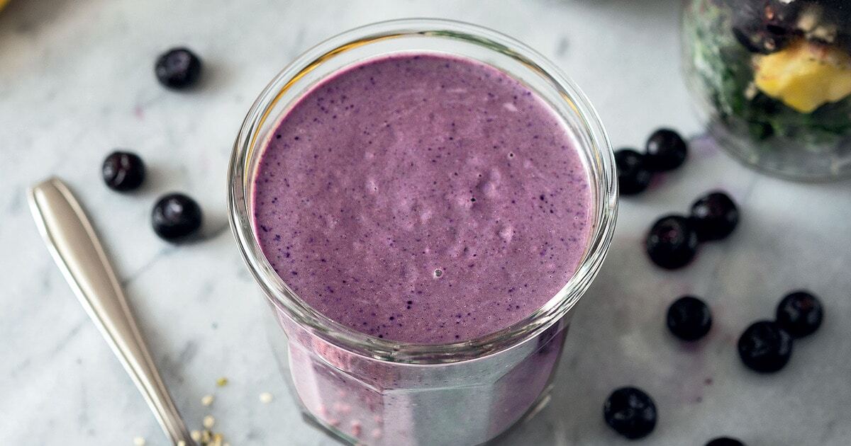 Meal-Prep This Tropical Blueberry Smoothie | VegNews