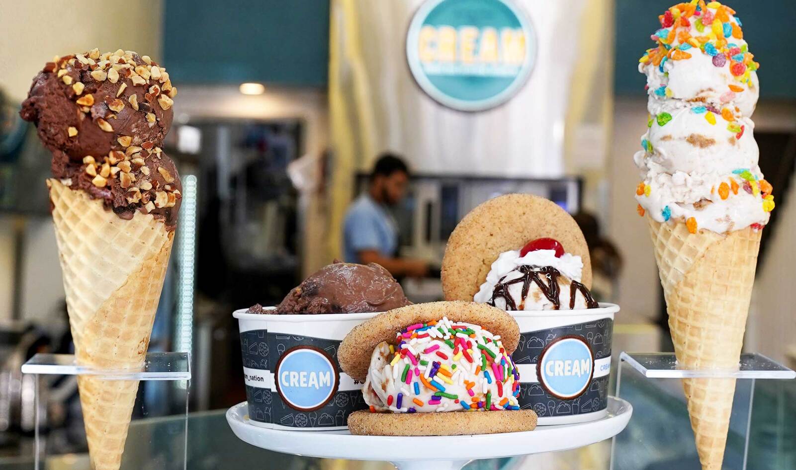 Dessert Chain CREAM to Launch Next-Level Vegan Ice Cream Cookie Sandwiches