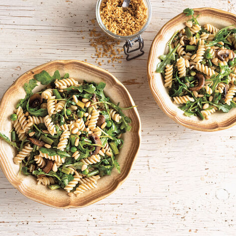 Vegan Lemony Spring Pasta