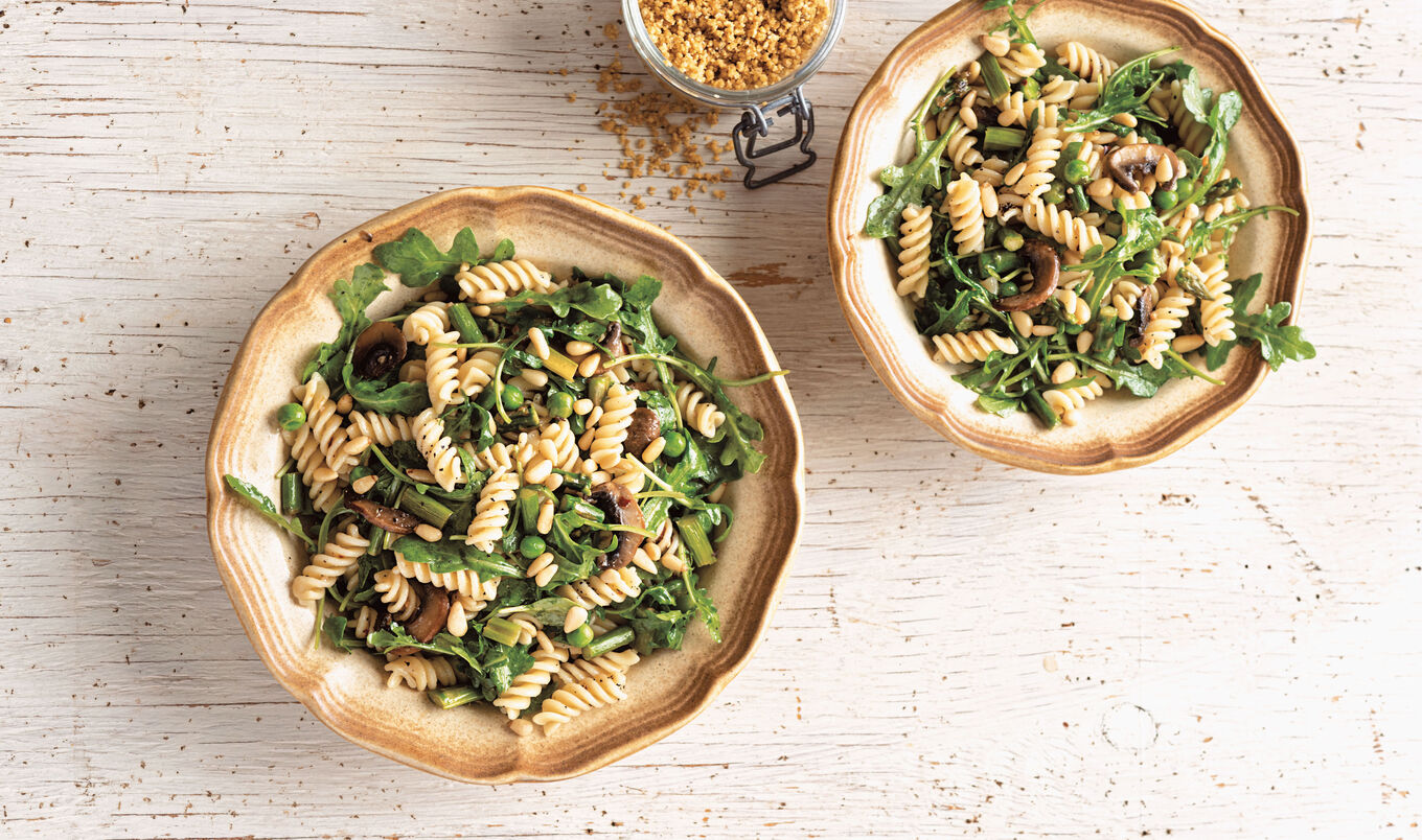 Vegan Lemony Spring Pasta