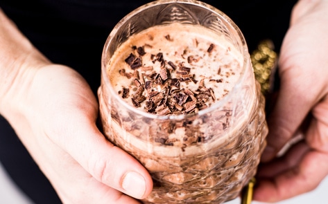 Healthy Vegan Chocolate Hazelnut Chia Pudding