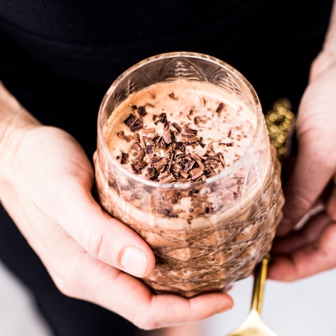 Healthy Vegan Chocolate Hazelnut Chia Pudding