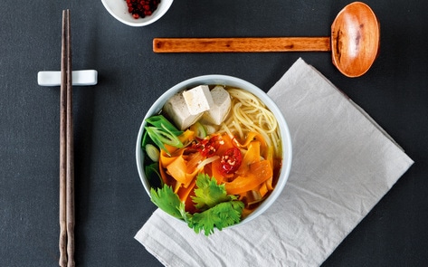 Speedy Vegan Spicy Miso Ramen