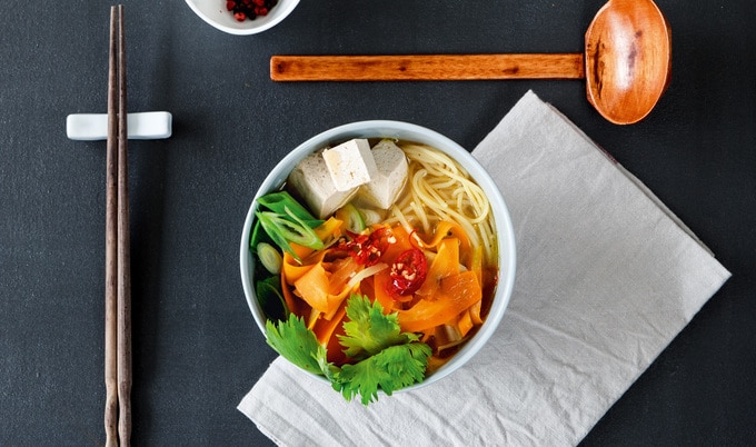 Speedy Vegan Spicy Miso Ramen