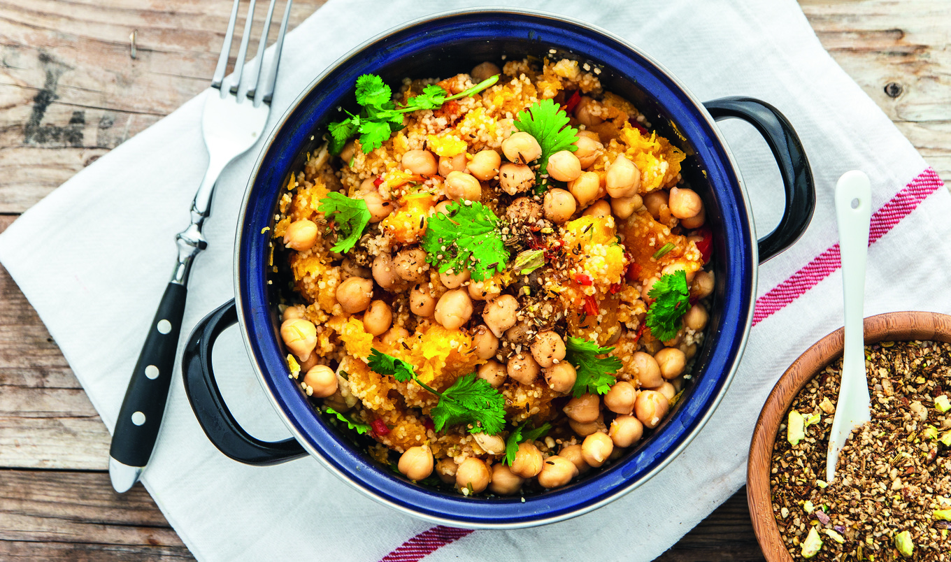 Vegan Butternut Squash Salad With Dukkah