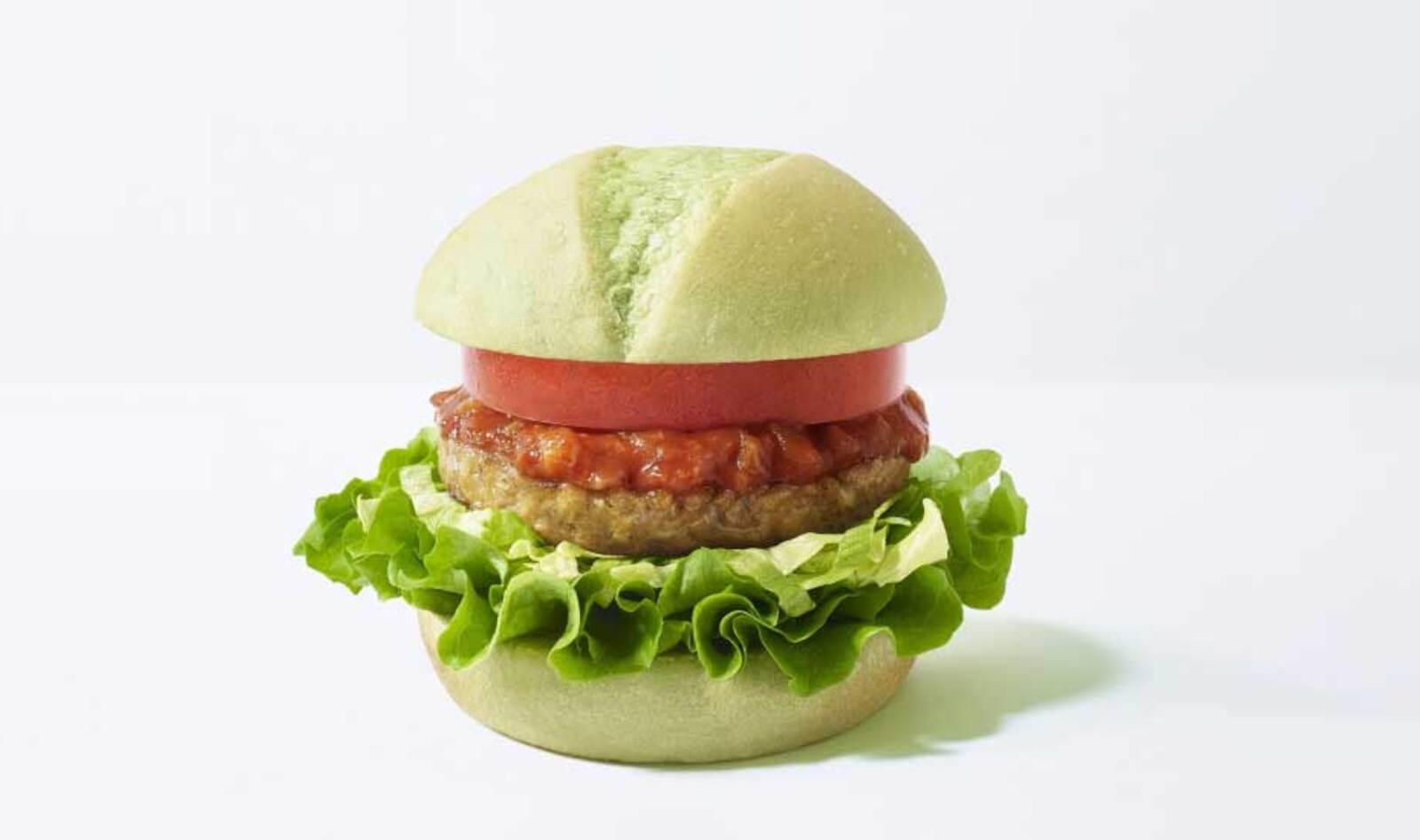 Japan’s Most Popular Chain Debuts Green-Hued Vegan Burger&nbsp;