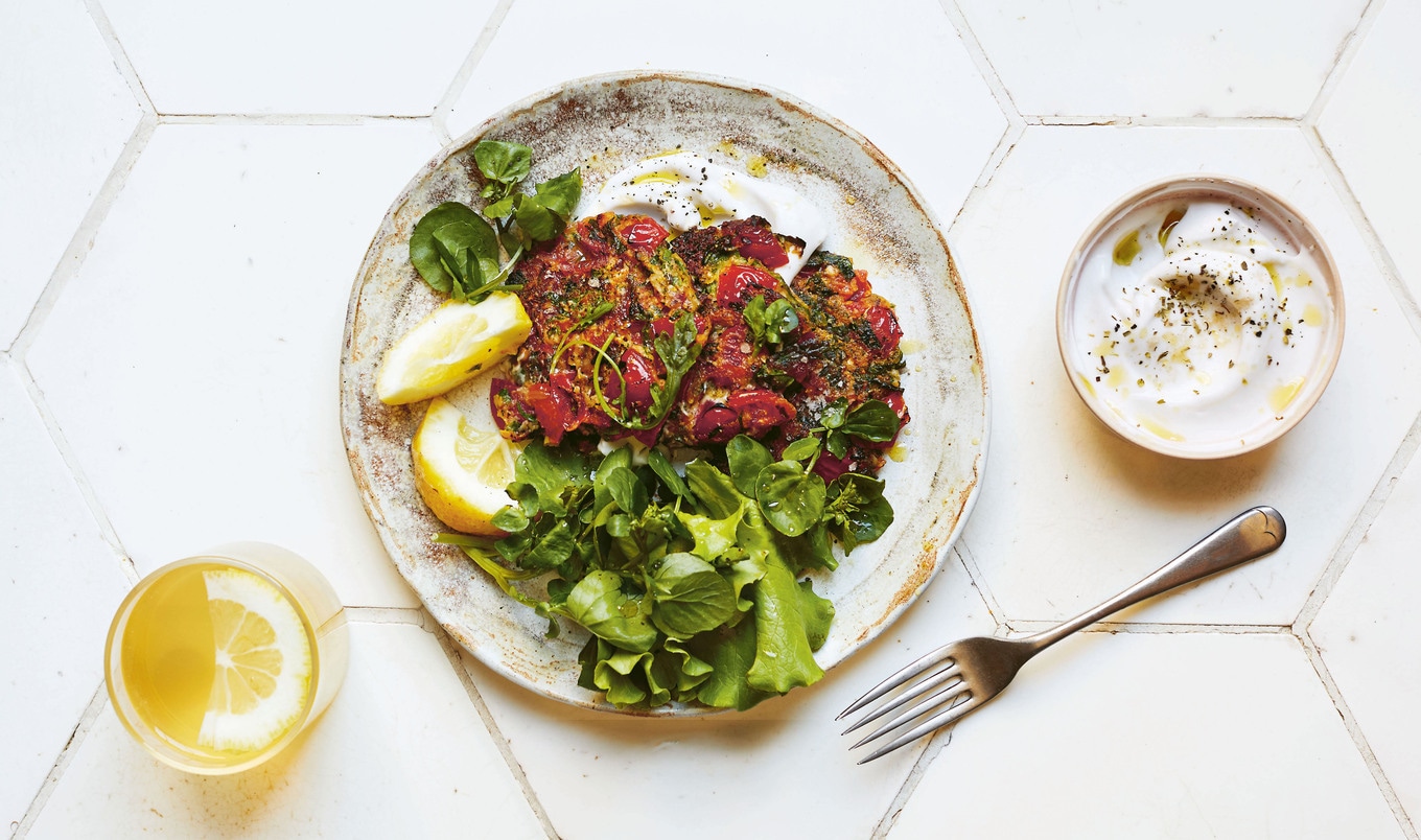 Batter-Fried Santorini Tomato Fritters