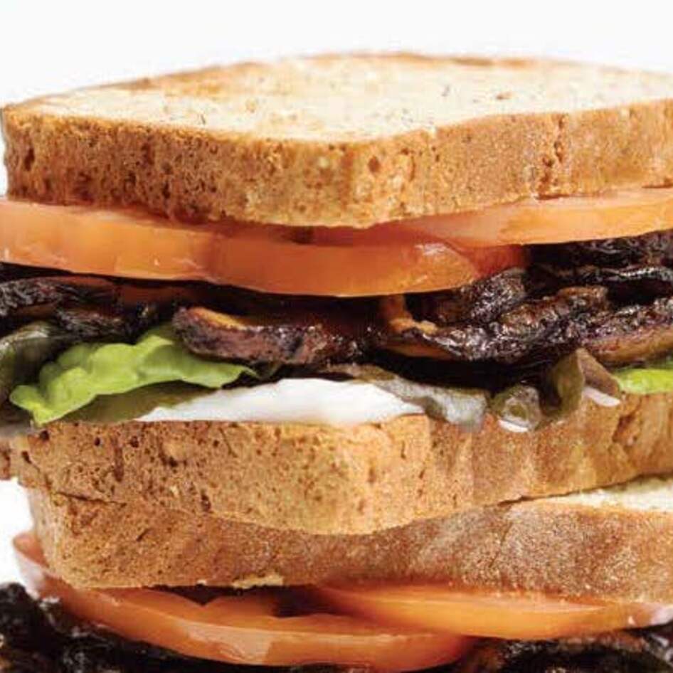 Vegan Shiitake BLT Sandwich