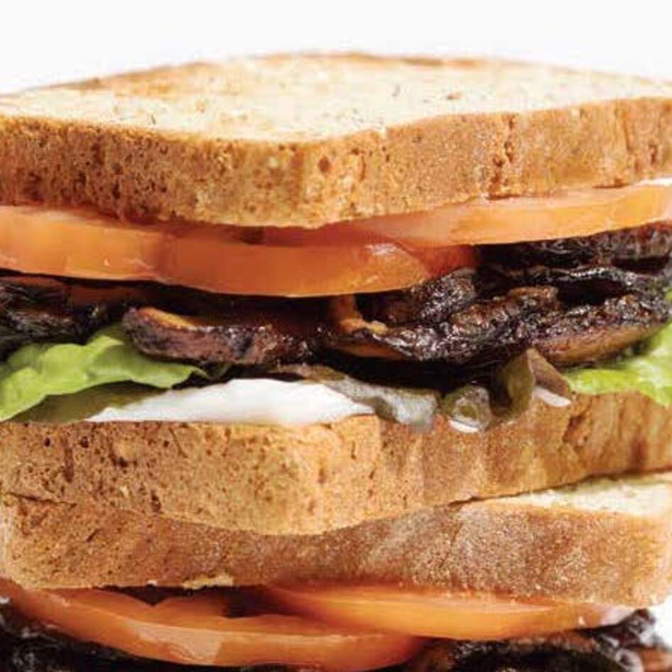 Shiitake Bacon BLT Sandwich