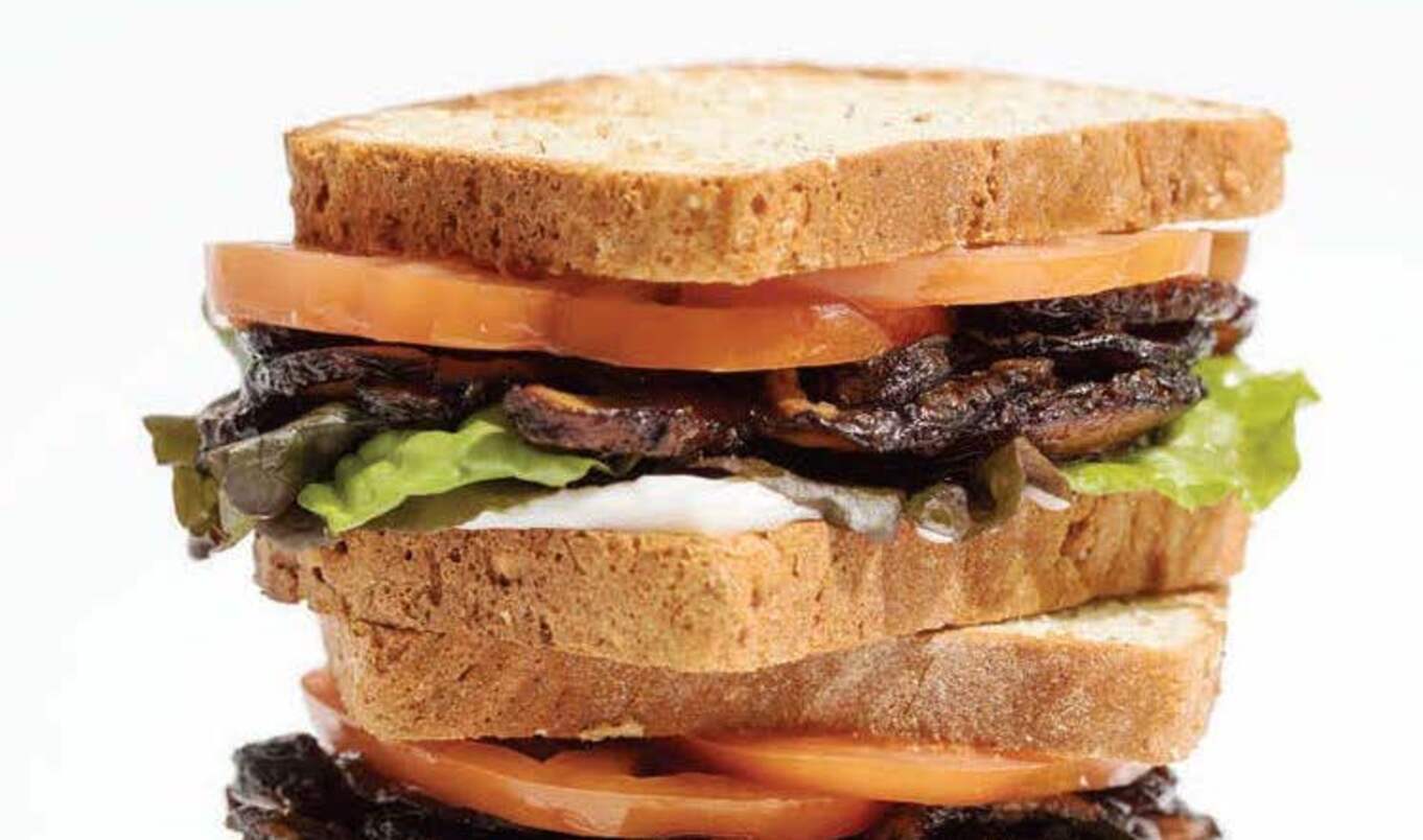 Shiitake Bacon BLT Sandwich