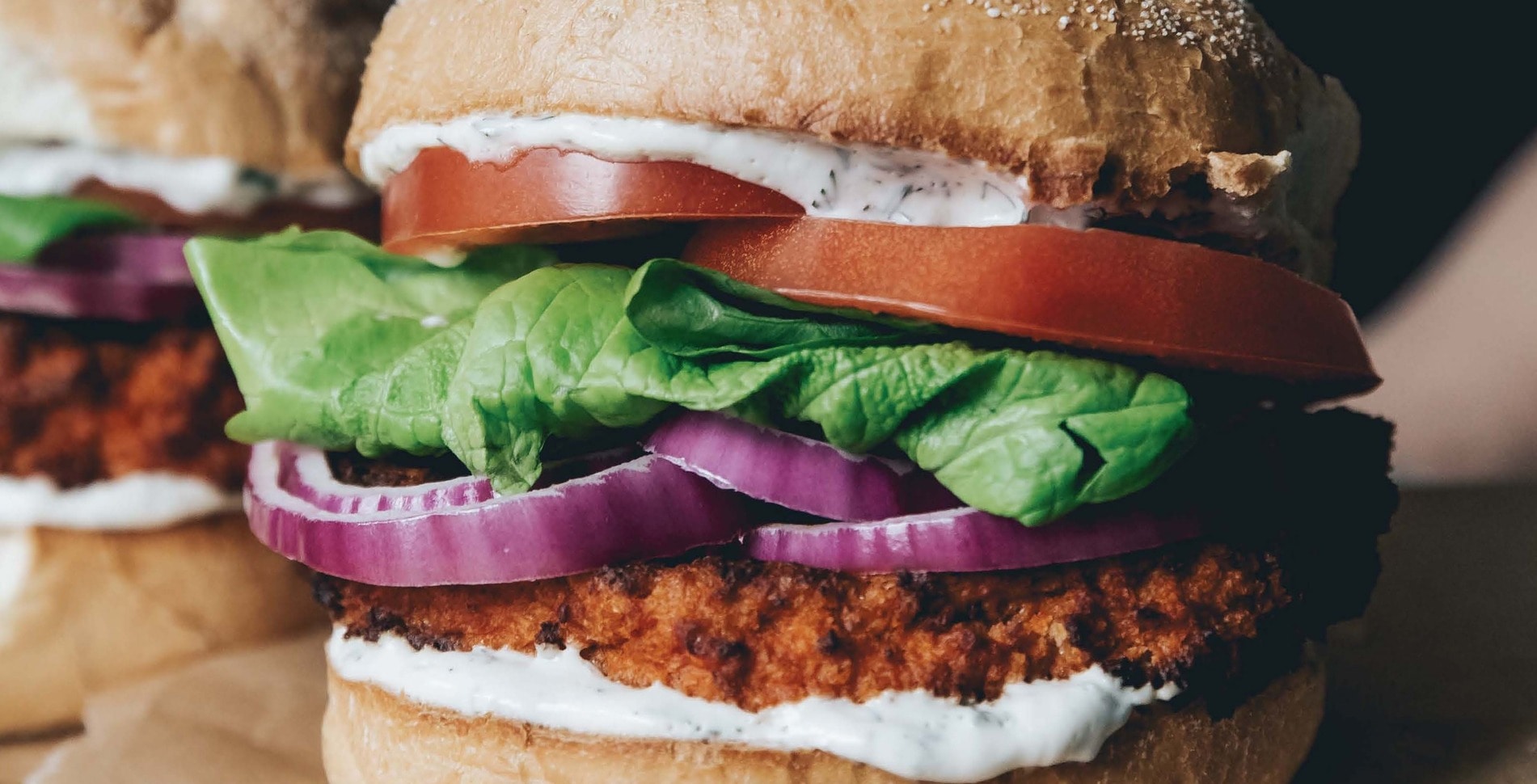 Vegan Buffalo Ranch Cauliflower Sandwich