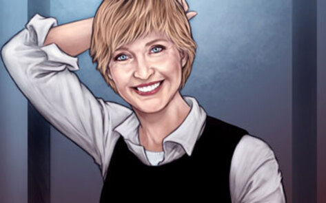 DeGeneres in <i>Female Force</i>