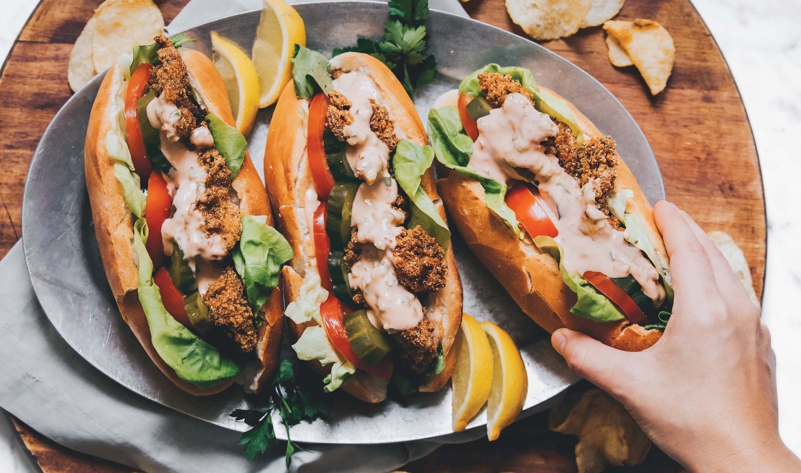 How to Make New Orleans' Iconic Po'boy Sandwich Without the Meat or Seafood
