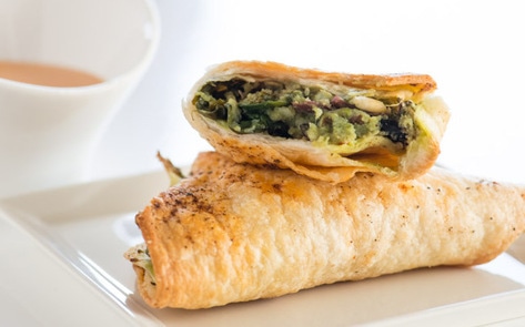 Vegan Aji Potato Samosas