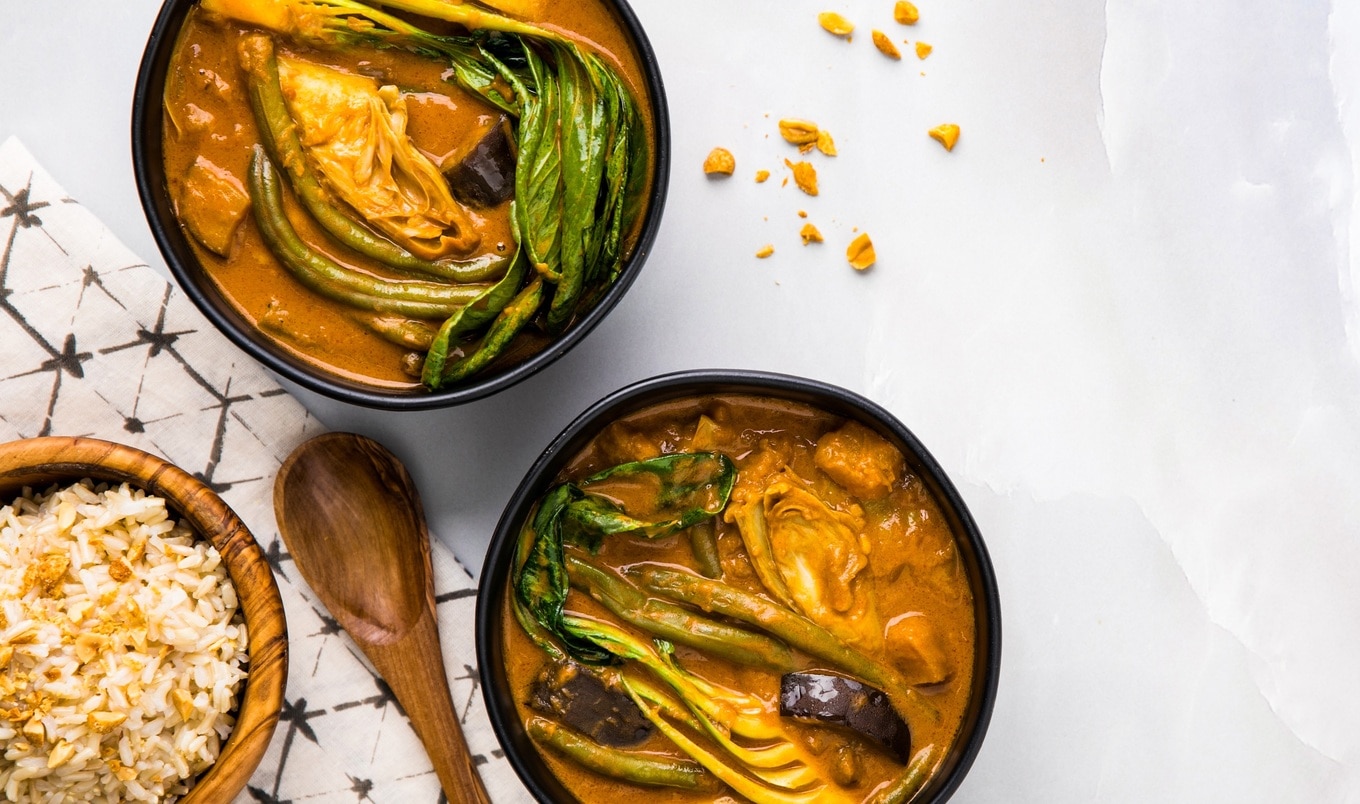 Filipinx-Inspired Vegan Peanut Vegetable Stew