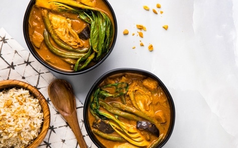 Vegan Filipino Peanut Vegetable Stew