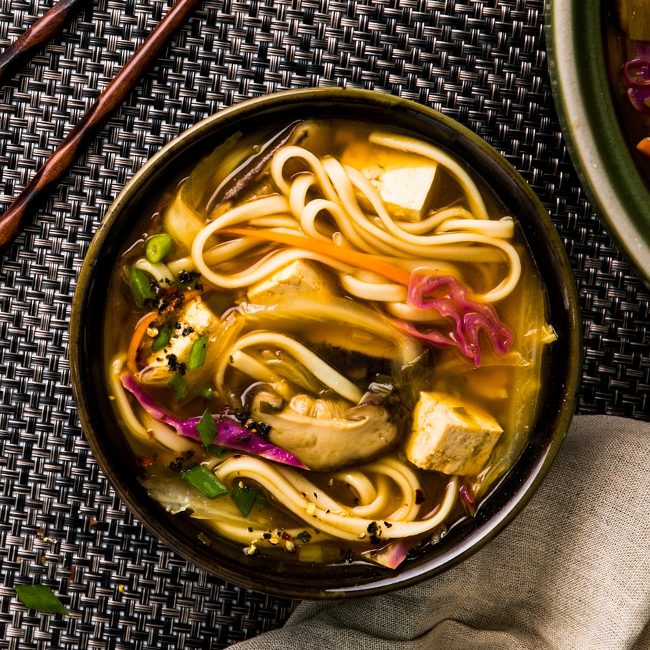 Hot-and-Sour Shiitake Udon Soup