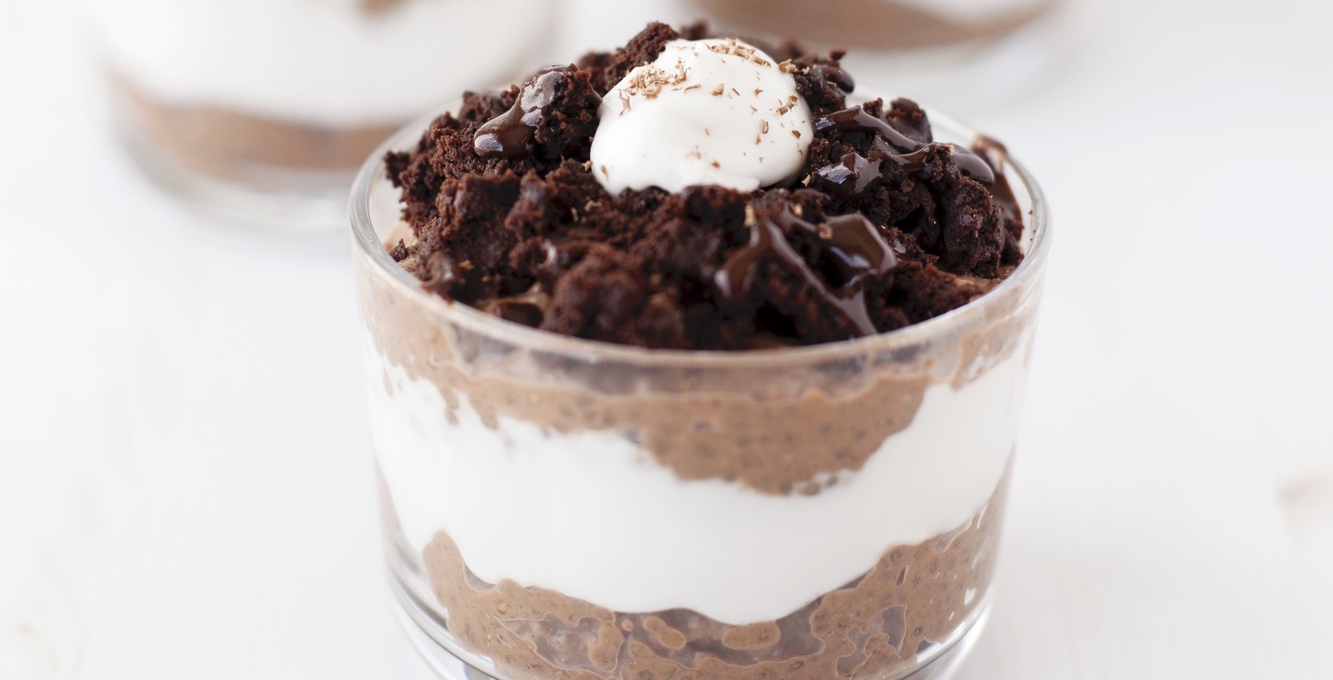 Creamy, Chocolaty Brownie Batter Chia Pudding