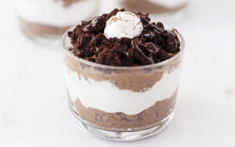 Vegan Brownie Batter Chia Pudding