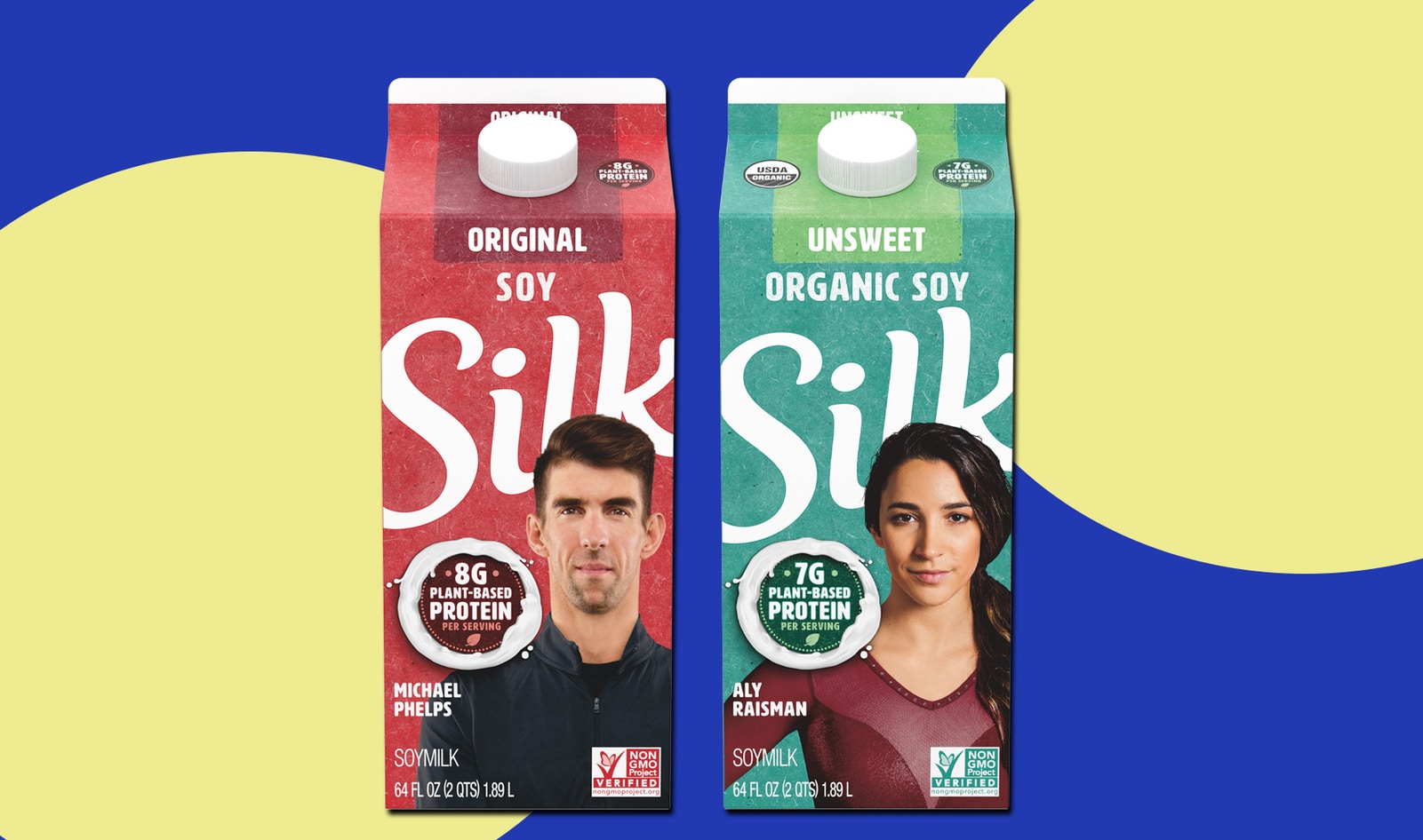 Michael Phelps, Aly Raisman Are Now on Vegan Milk Cartons
