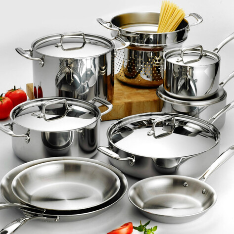 VegNews.StainlessSteelCookwareSet