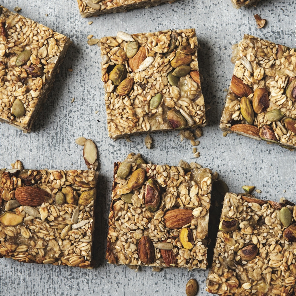 Easy Vegan Banana Flapjack Bars