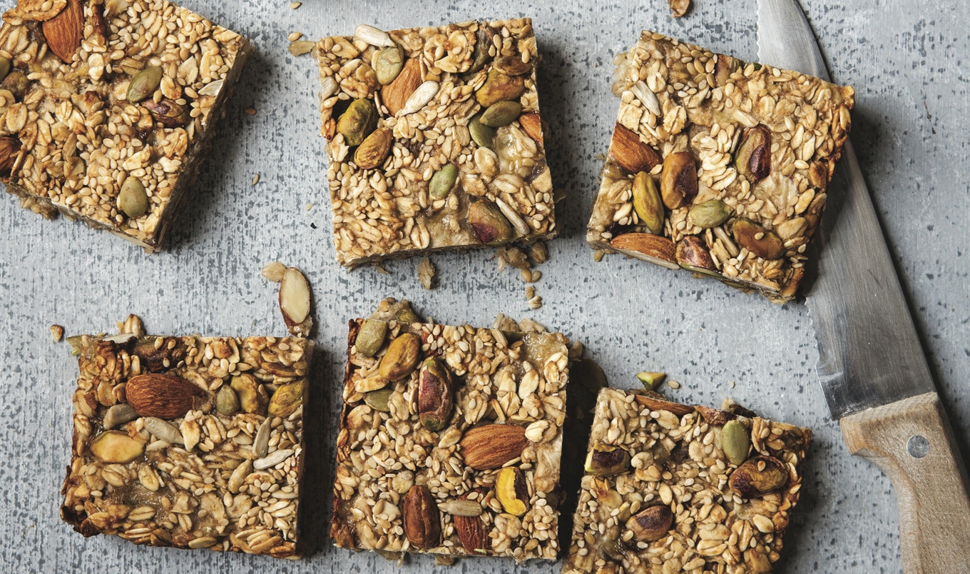 Easy Vegan Banana Flapjack Bars