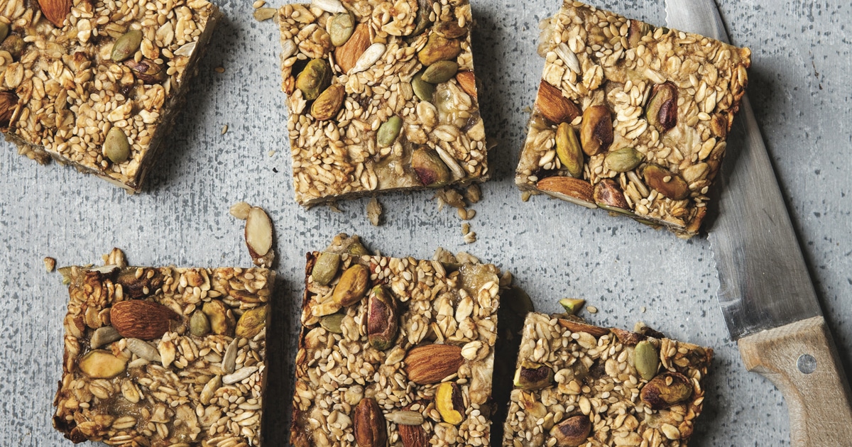 Easy Vegan Banana Flapjack Bars | VegNews