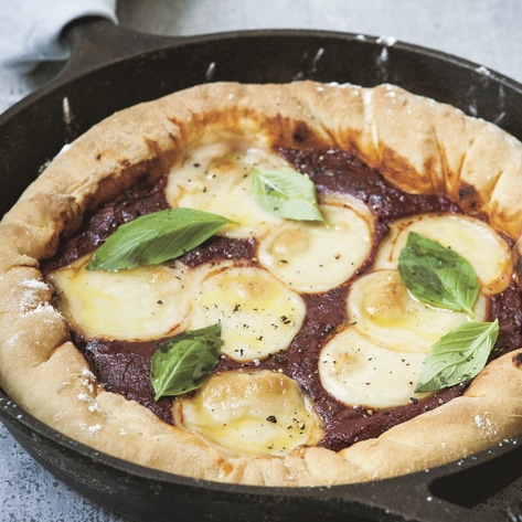 Vegan Deep Dish Pizza