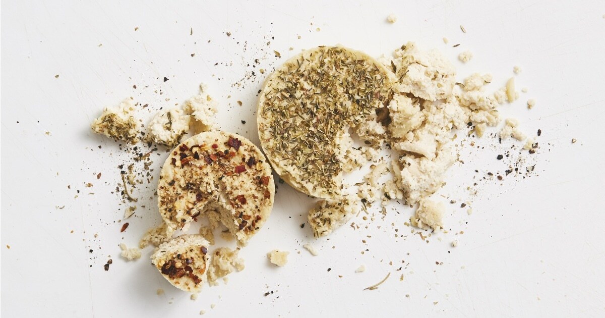 Creamy Herbed Almond Cheese Wheel | VegNews