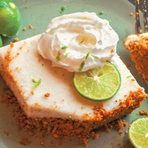 Easy Vegan Key Lime Pie Bars With a Graham Cracker Crust