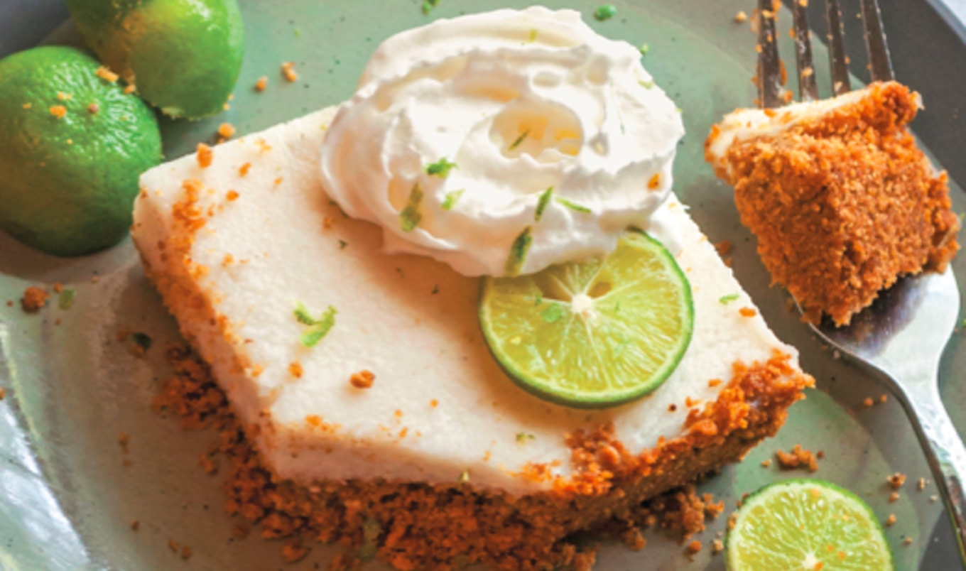 Easy Vegan Key Lime Pie Bars With a Graham Cracker Crust