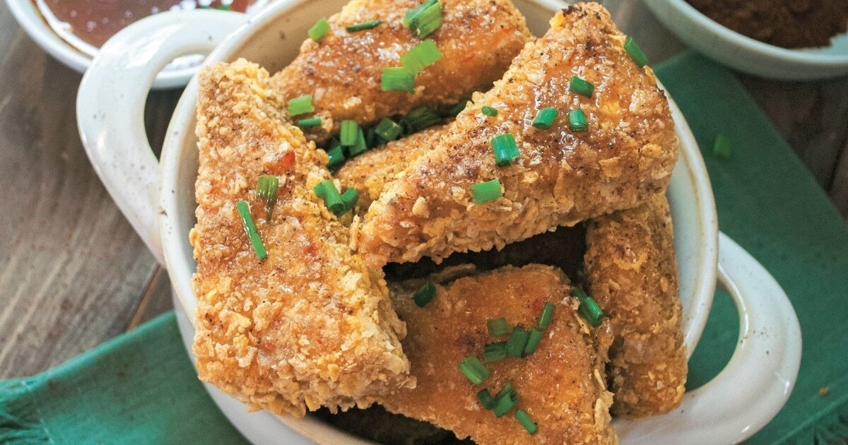Crispy Southern Oven-Fried Tofu | VegNews