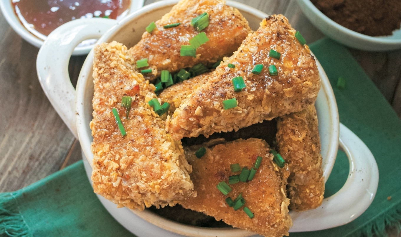 Vegan Spicy Oven-Fried Tofu | VegNews