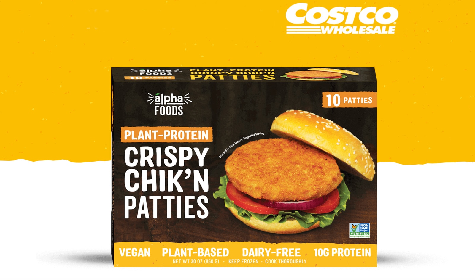 New Crispy Vegan Chicken Patties Launch at Costco
