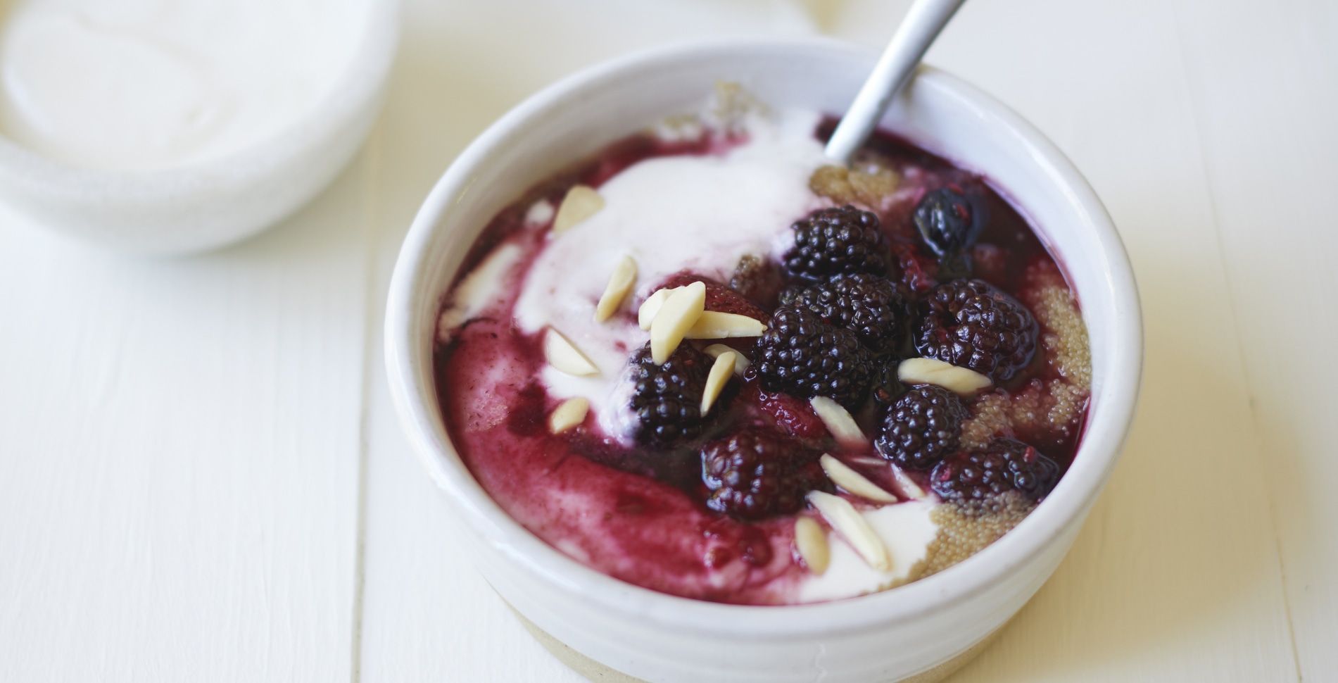 Mixed Berry and Almond Amaranth Porridge