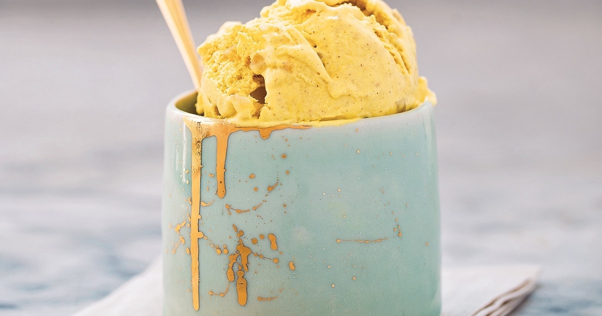 Vegan Golden Milk Ice Cream