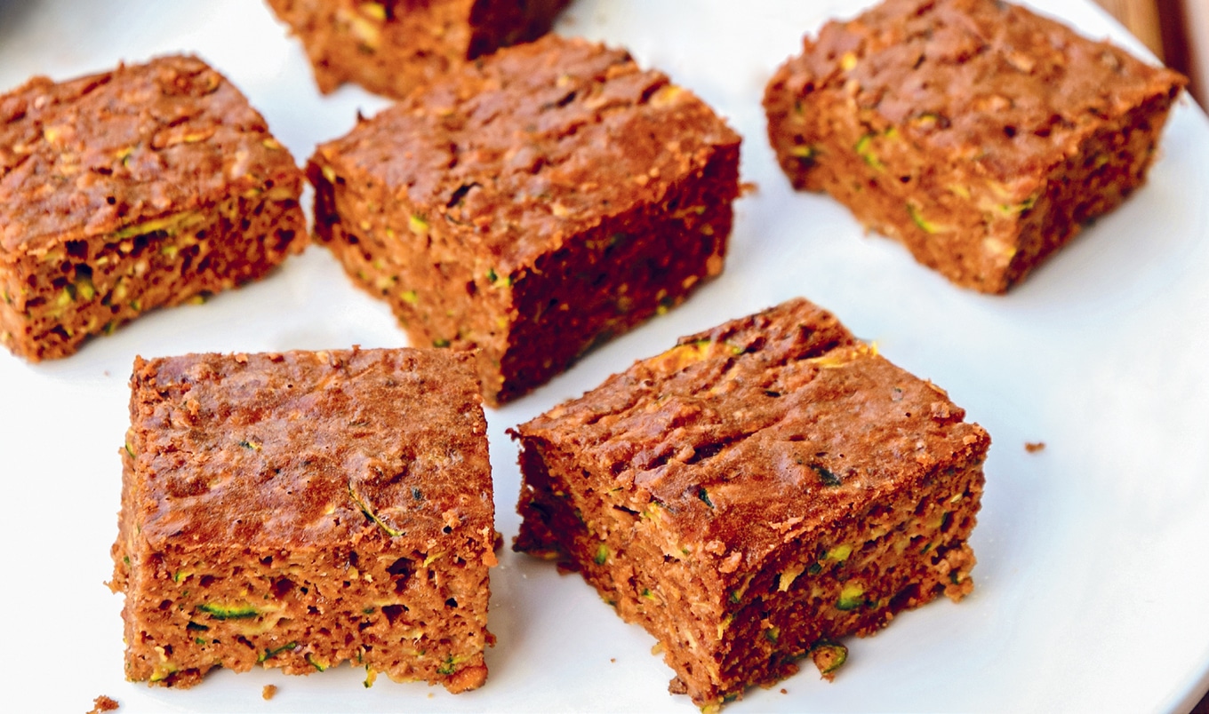 Vegan Zucchini Snack Cake With Chocolate Chips