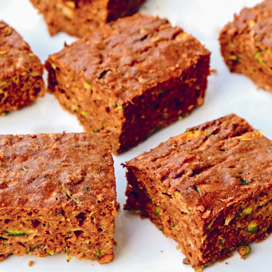 Vegan Zucchini Snack Cake With Chocolate Chips