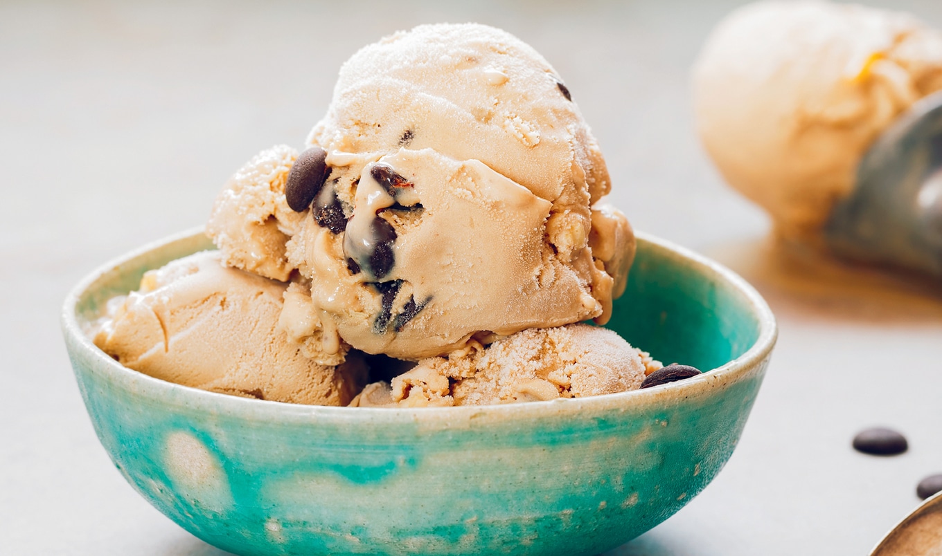 Four-Ingredient Chocolate Chip Banana Ice Cream