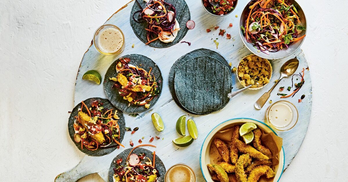 Fried Avocado Wedge Tacos | VegNews