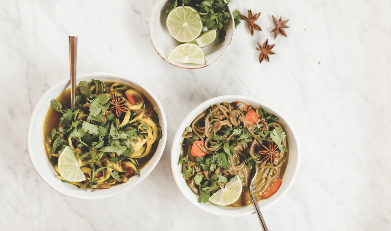 Vietnamese Pho-Inspired Zucchini Noodles