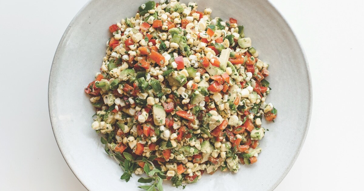 Summer Picnic Poblano Pepper Salad | VegNews