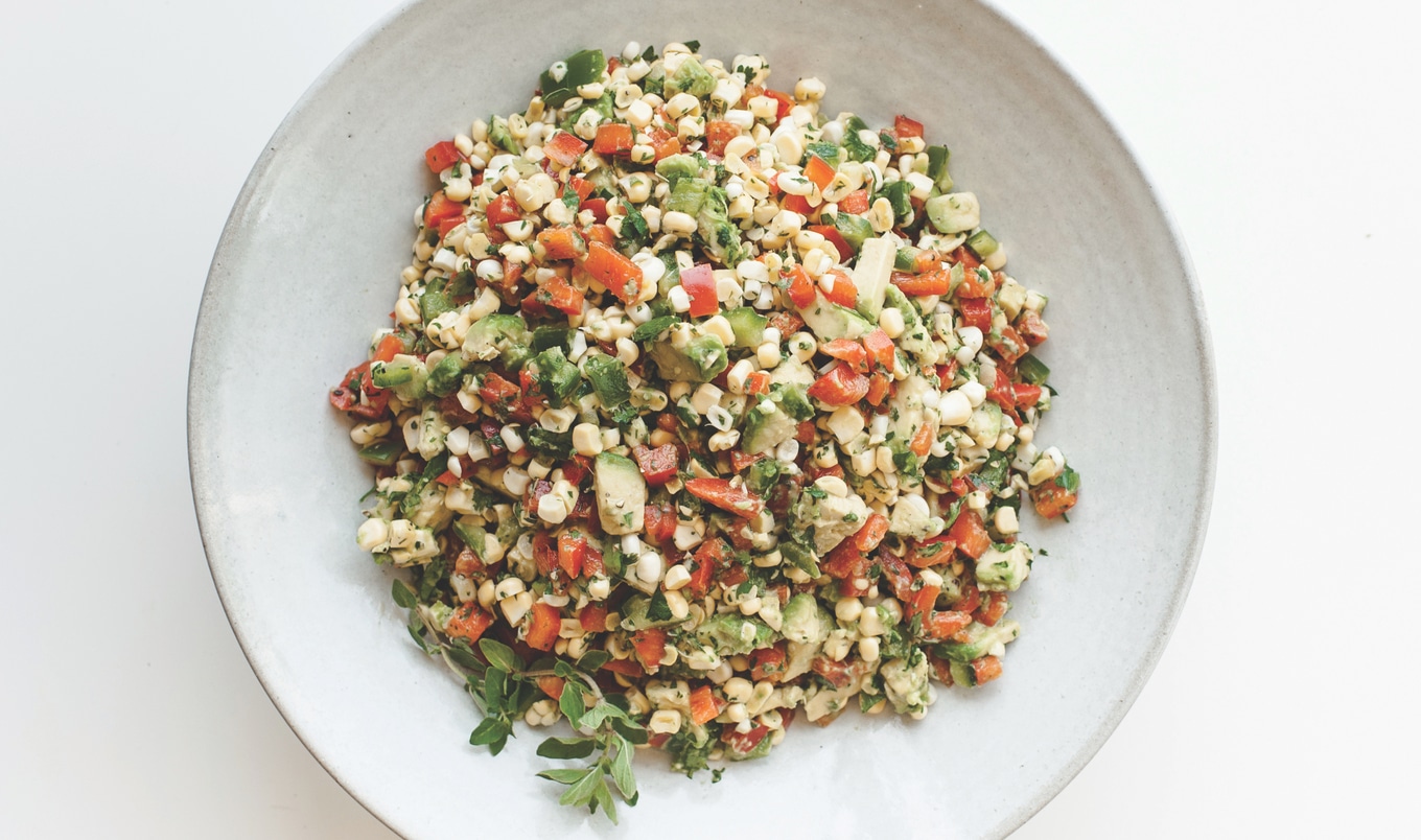 Vegan Summer season Picnic Poblano Pepper Salad Vegan Summer season Picnic Poblano Pepper Salad