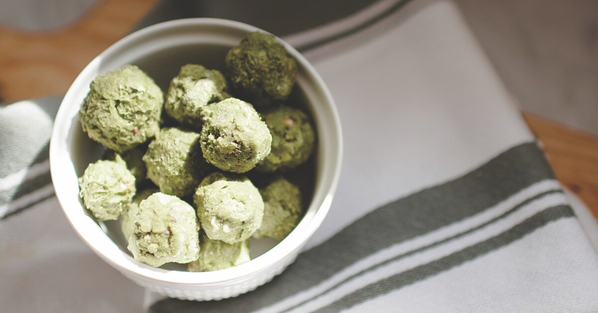 Two-Step Vegan Snickerdoodle Energy Bites | VegNews