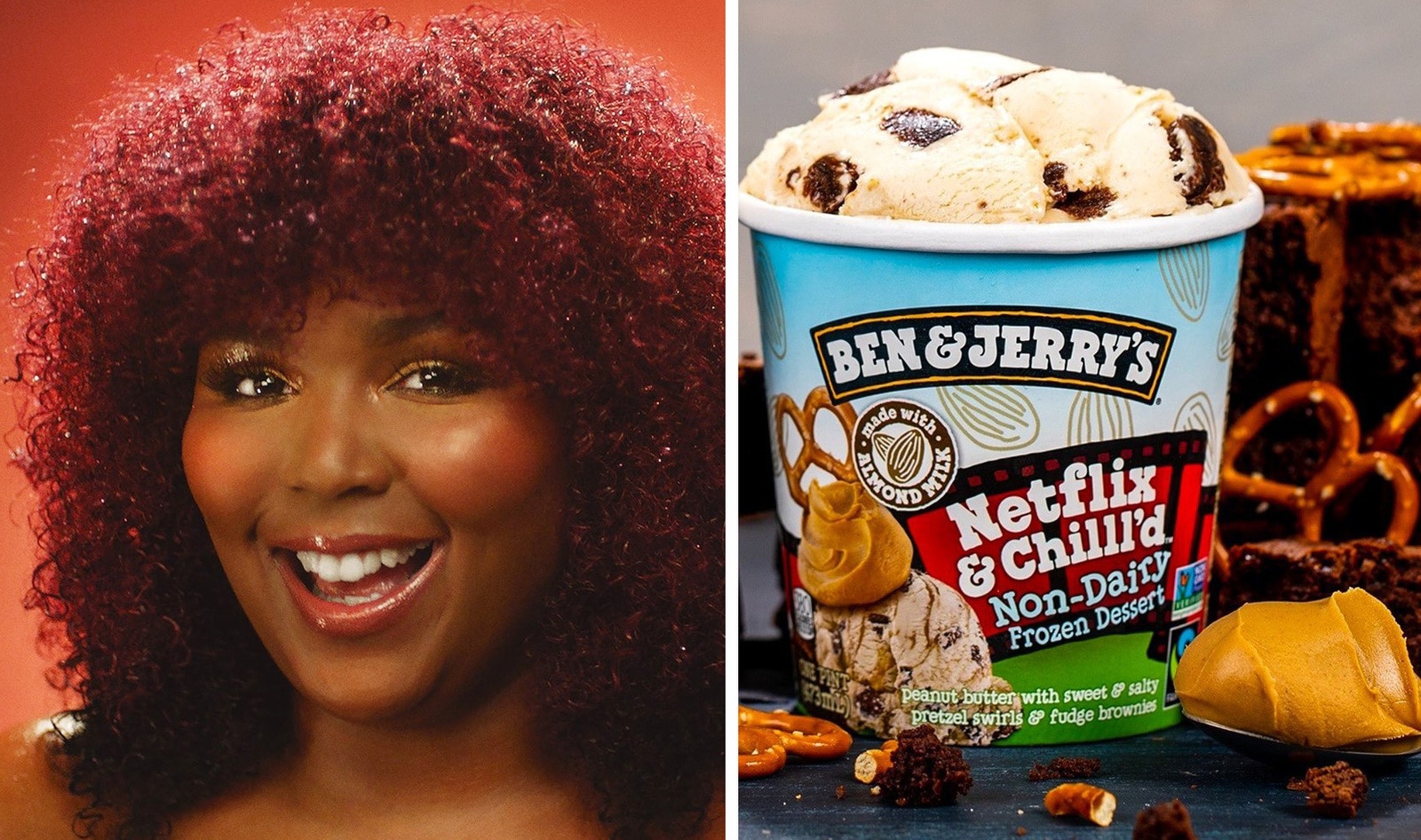 Lizzo Just Made Vegan Ice Cream Bread with Ben &amp; Jerry’s Netflix and Chilll’d Flavor