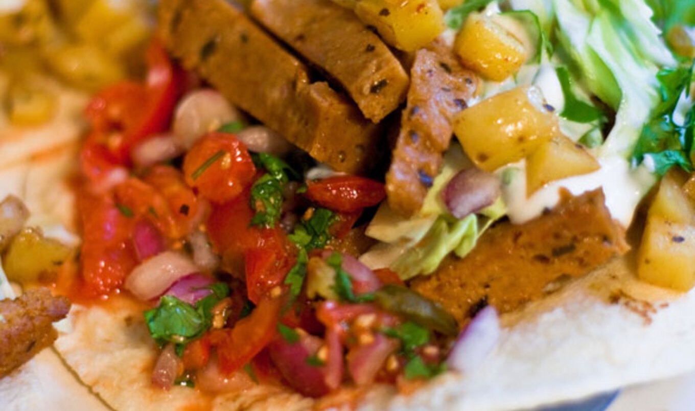Vegan Chipotle Seitan Tacos | VegNews