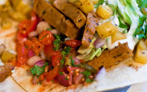 Vegan Chipotle Seitan Tacos