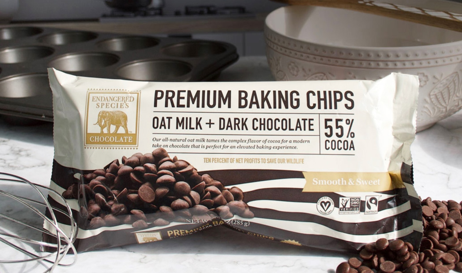 Endangered Species Launches Vegan Oat Milk Chocolate Chips