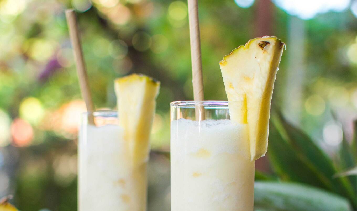Creamy Vegan Piña Colada Mocktails
